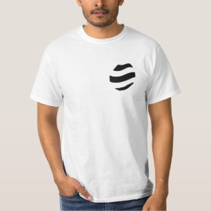 Drie stappen vooruit - Abstract logo-ontwerp. T-shirt