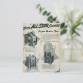 Drie Star-camera's Briefkaart (Staand voorkant)