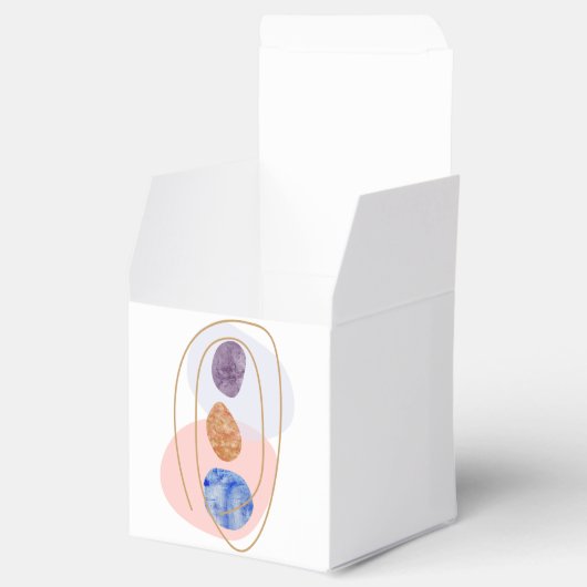 Drie Stenen Bedankdoosjes (Geopend)