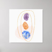 Drie Stenen Canvas Afdruk (Voorkant)