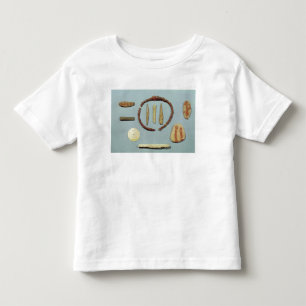 Drie stenen met rode markeringen van Mas-d'Arvil Kinder Shirts