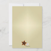 Drie Ster Westerne Uitnodiging (Achterkant)