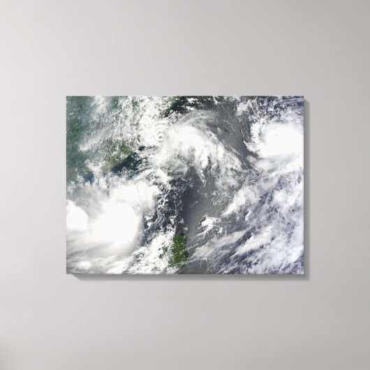 Drie sterke stormen canvas afdruk (Voorkant)