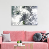Drie sterke stormen canvas afdruk (Insitu (Woonkamer))