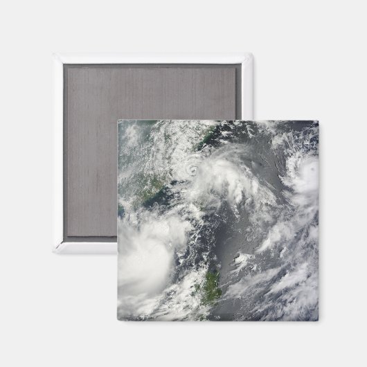 Drie sterke stormen magneet (Voorkant / Achterkant)