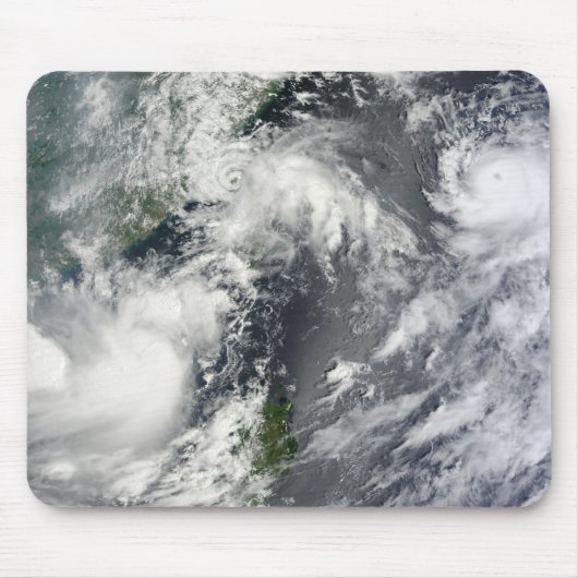 Drie sterke stormen muismat (Voorkant)