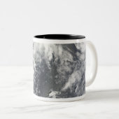 Drie sterke stormen tweekleurige koffiemok (Voorkant rechts)