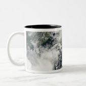 Drie sterke stormen tweekleurige koffiemok (Links)