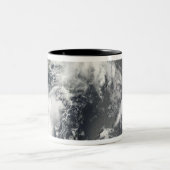 Drie sterke stormen tweekleurige koffiemok (Center)