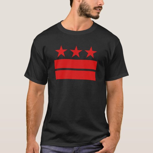 Drie sterren 2 sterren t-shirt (Voorkant)