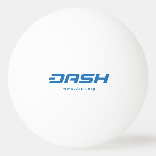 Drie sterren Dash Ping Pong Ball (Achterkant)