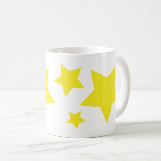 Drie Sterren Koffie Mok – Schattigee Hemelse Cadea (Voorkant rechts)