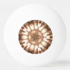 Drie sterren Ping Pong Ball verlicht Kerstboom Lic