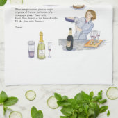 drie strips cocktailbar handdoeken (Gevouwen)