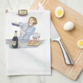 drie strips cocktailbar handdoeken (Quarter Fold)