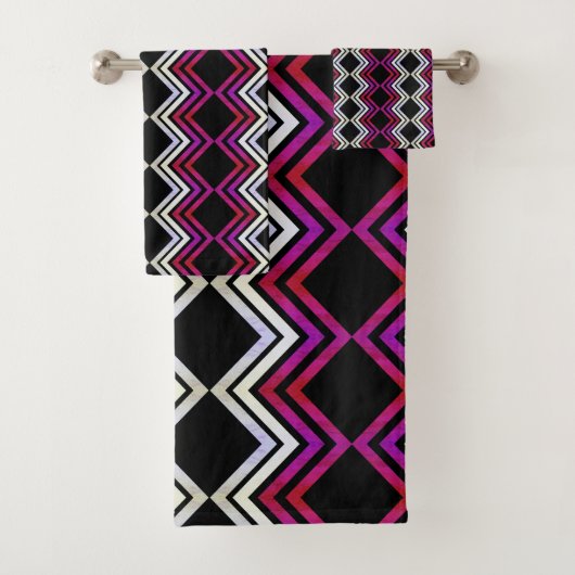 Drie stukken vet en stijlvol bad handdoek (Insitu)