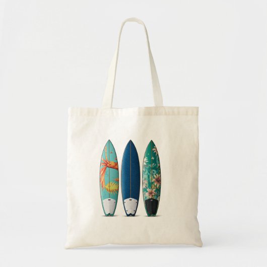 Drie surfplanken tote bag (Voorkant)