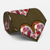 Drie Sussex Kippen In Een Hart, Stropdas (Opgerold)