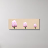 Drie Tall Tulips Canvas Afdruk (Voorkant)