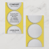 Drie tandwielen - #F5DD4B | geel Visitekaartje (Voorkant / Achterkant)