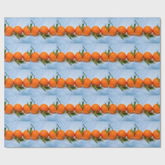 Drie Tangerines Cadeaupapier (Vlak)