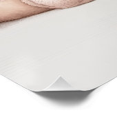 DRIE TEDDIES MET KINDER NAAM Verjaardag Perfect Poster (Hoek)