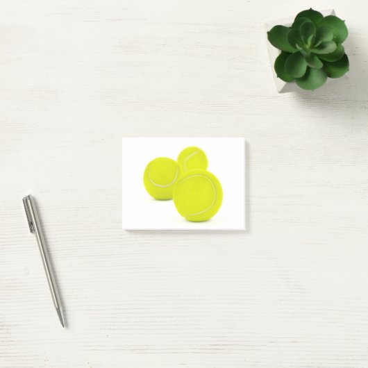 Drie tennisballen post-it® notes (Kantoor)