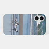 Drie Terns op het strand iPhone 16 Hoesje (Achterkant horizontaal)