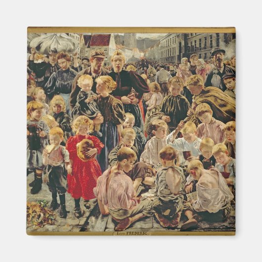 Drie tijdperken van een Man, 1895 Magneet (Voorkant)