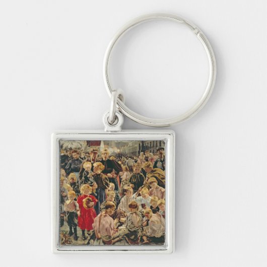 Drie tijdperken van een Man, 1895 Sleutelhanger (Voorkant)