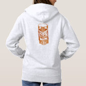 Drie Tiki Beeldhouwwerken Thunder_Cove Hoodie (Achterkant)