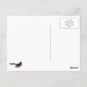 Drie tinten kleurrijke Herfst esdoorn bomen Briefkaart (Achterkant)