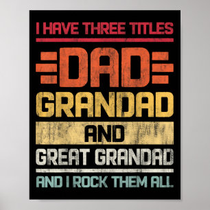 Drie titels: Pa en opa en ik Poster