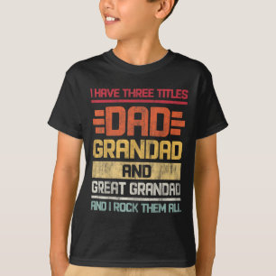 Drie titels: Pa en opa en ik T-shirt