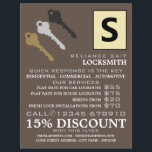 Drie toetsen en Logo, Locksmith Adverteren Flyer<br><div class="desc">Drie sleutels en Logo,  Locksmith Adverteren broers door de Visitekaartje winkel.</div>