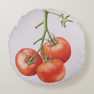 Drie tomaten op de wijnstok 1997 rond kussen