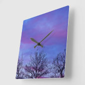 Drie Topjes Vierkante Klok (Hoek)