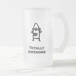 Drie totaal Geweldige Oog Bot Matglas Bierpul