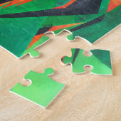 Drie traditionele etnische zwarte vrouwen dansen legpuzzel (Zijkant)