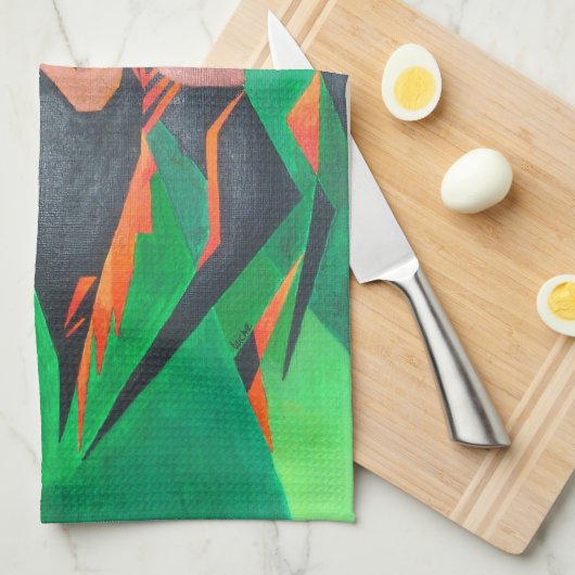 Drie traditionele etnische zwarte vrouwen dansen theedoek (Quarter Fold)