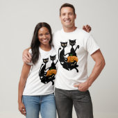 Drie transparante zwarte Shirten T-shirt (Unisex)