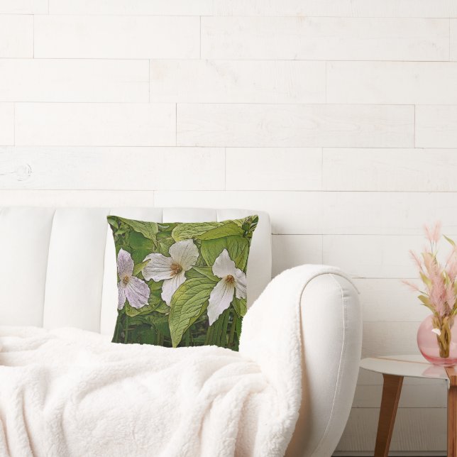 "DRIE TRILLIUM" DECORATIEF SIERKUSSEN (Bank)