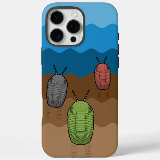 Drie Trilobiet reizigers- Paleontologie Case-Mate iPhone Case (Achterkant)