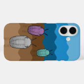 Drie Trilobiet reizigers- Paleontologie Case-Mate iPhone Case (Achterkant (horizontaal))