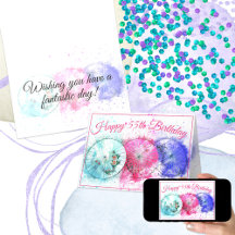 Drie tropische paraplu's 55e verjaardag