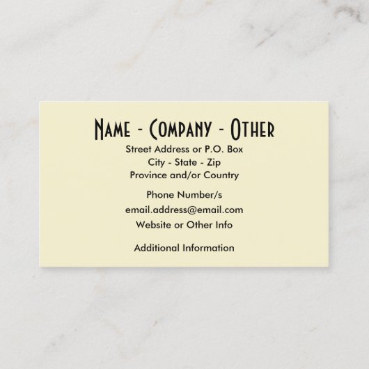 Drie Trout Fisherman's Visitekaartje (Achterkant)