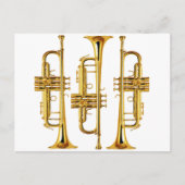 Drie Trumpets Briefkaart (Voorkant)