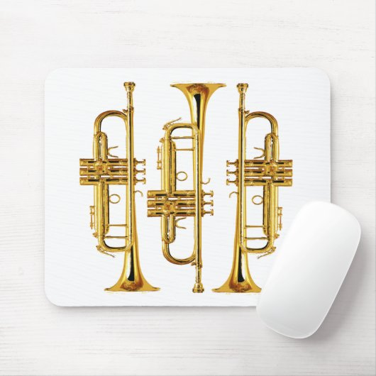 Drie Trumpets Muismat (Met muis)