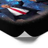 Drie Trumps Huilend naar de Maan Rare Meme Trump Poster (Hoek)