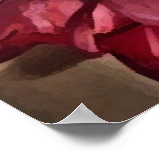 Drie tulpen afdrukken poster (Hoek)